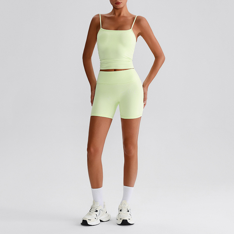 Spring - Summer Two - Piece Sports Pilates Training Fitness Wear Set SKL-LQ0332