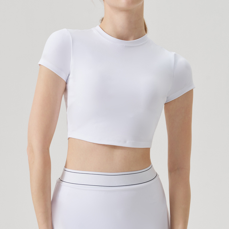 Women's Zip-Up Sexy Running Vest with Shockproof Support SKL-QY-T4895