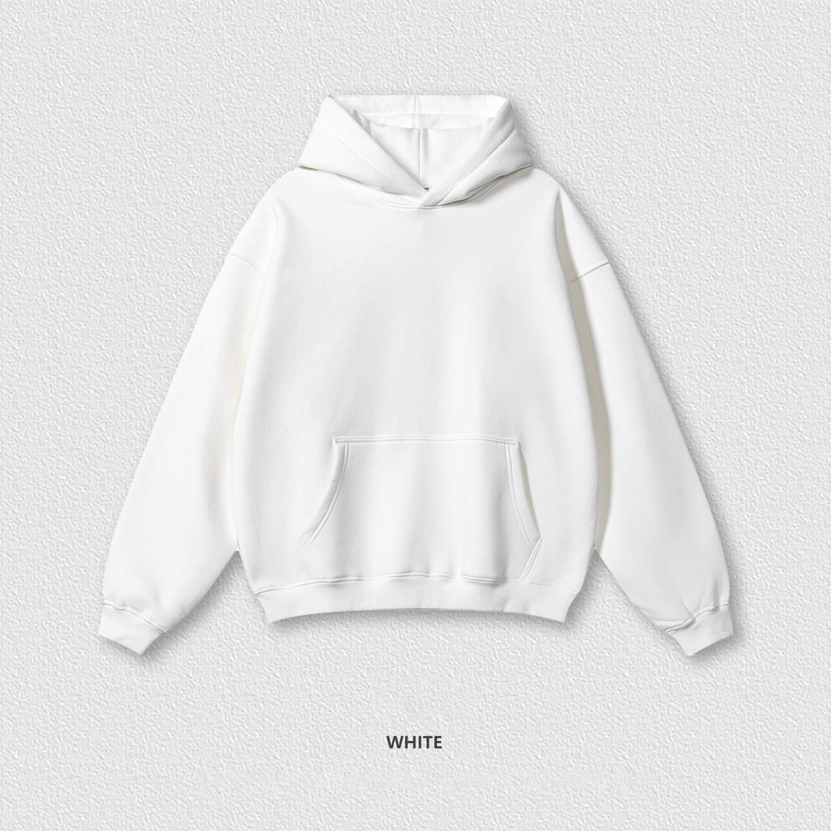  Casual Loose Fleece-Lined Hoodie BEW2406