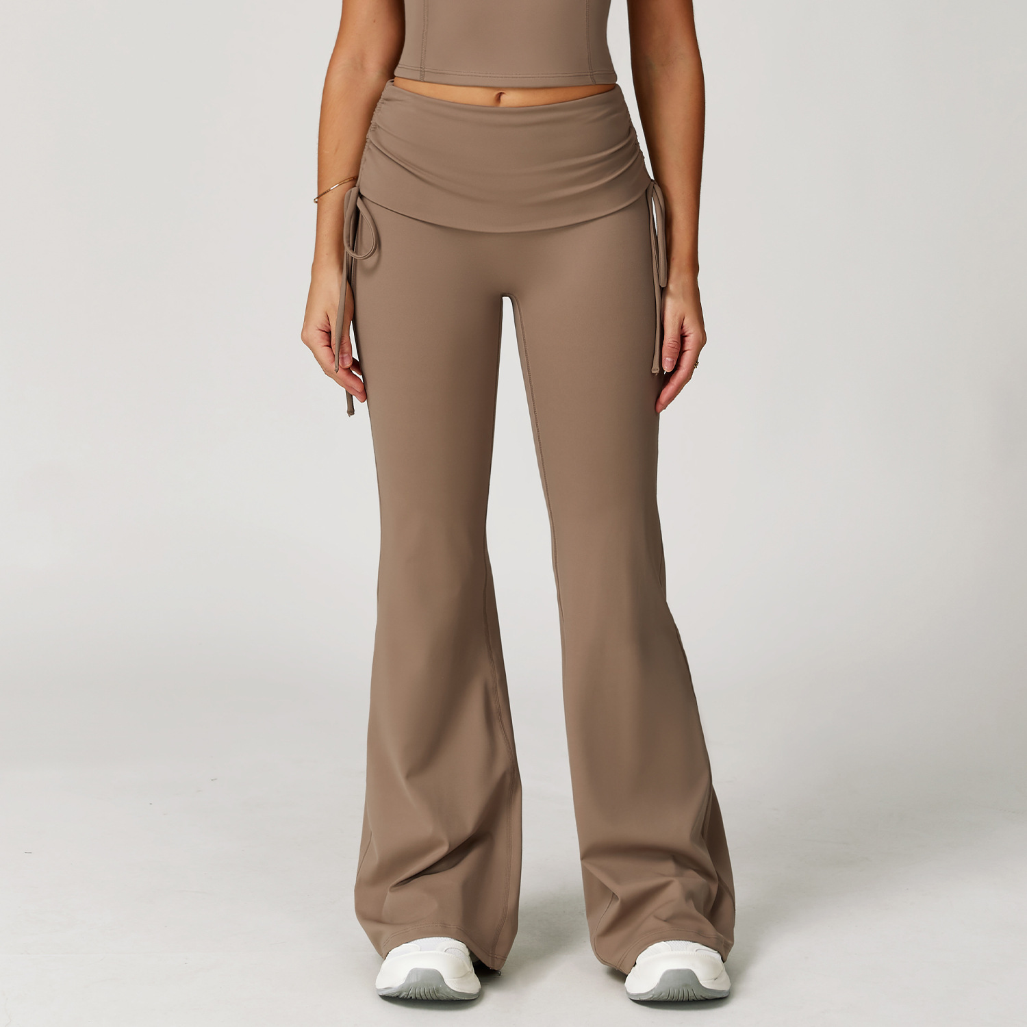  Women's High-Waisted Wide-Leg Slimming Bootcut Pants 3055