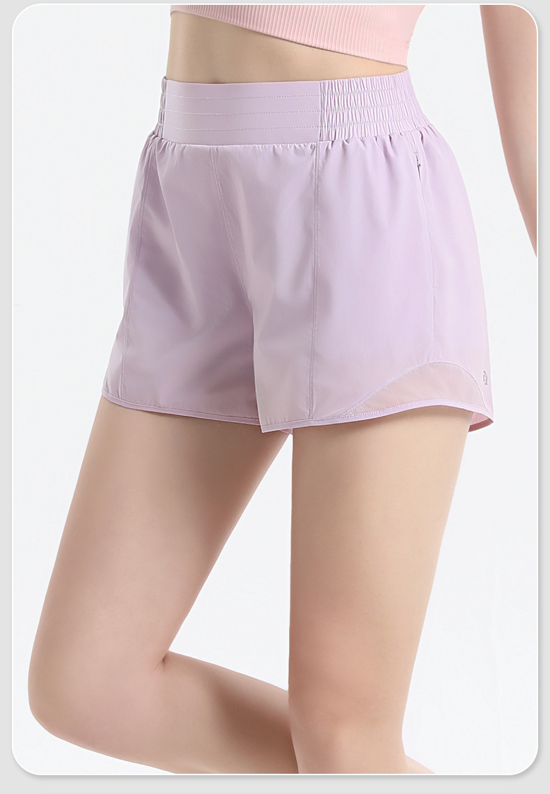 Sport Women's Three-Quarter Pants Running Cycling Double-Layer Shorts SKL-QY-K3522