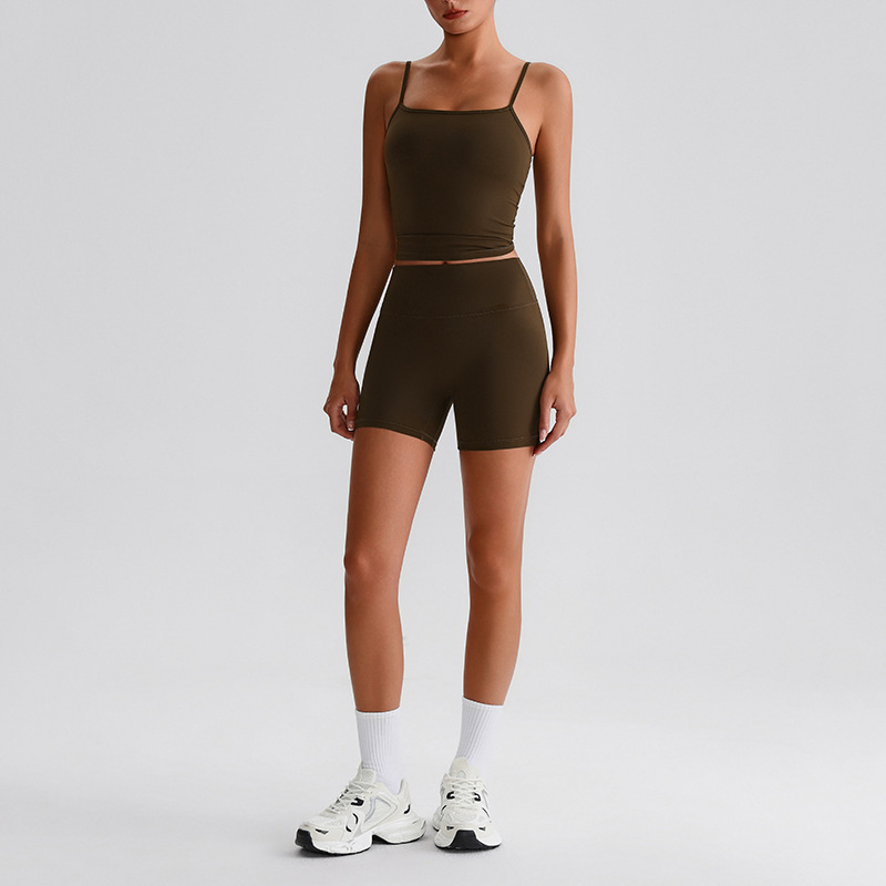 Spring - Summer Two - Piece Sports Pilates Training Fitness Wear Set SKL-LQ0332