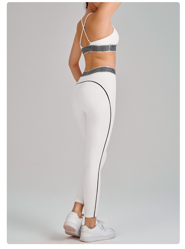 Sports Bra & Full-Length Yoga Leggings Set SKL-QY-B6052+K5608