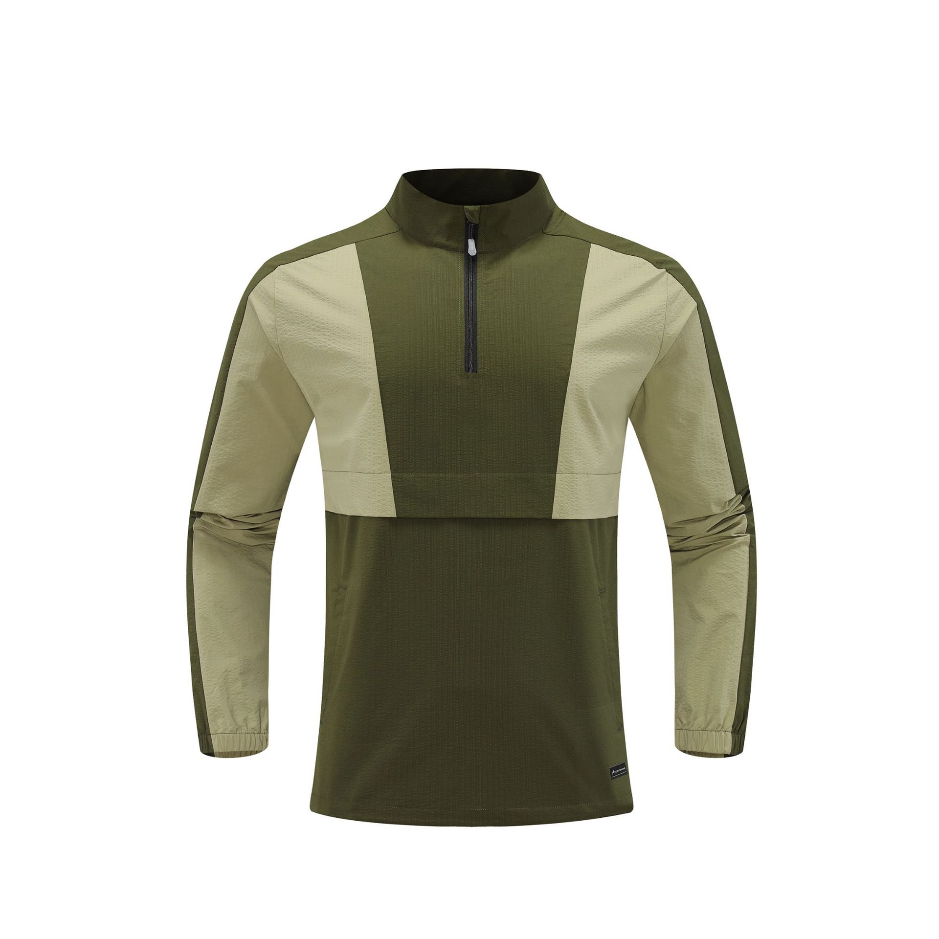 Men's Windproof Waterproof Half-Zip Jacket E42183