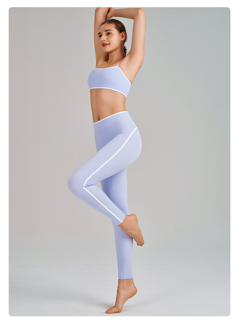 Quick-Dry Sports Bra & Skirt Set with Built-in Bra Cups High-Elasticity Yoga Set SKL-QY-B6012+K5031