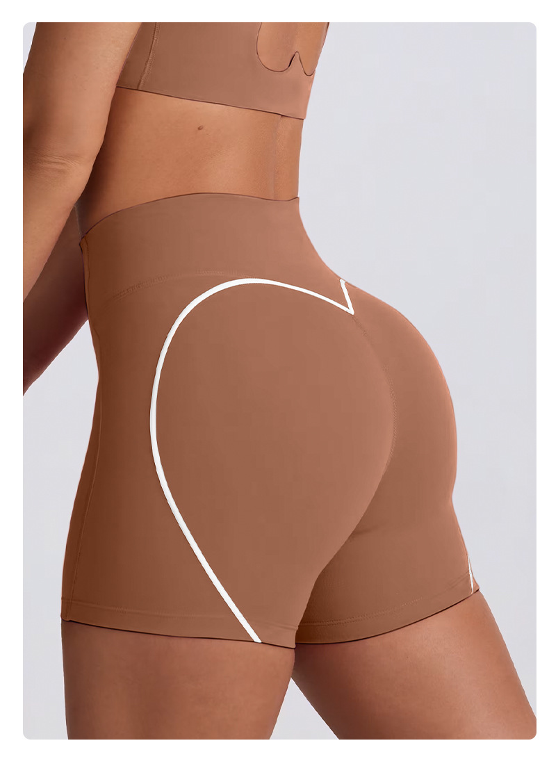 Slimming Compression Spaghetti Strap Open-Back Running Shorts Set SKL-QY-B6001+K5007