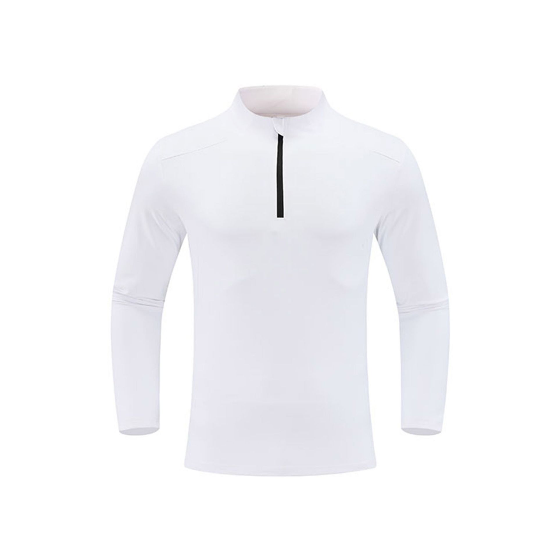 Men's Quick Dry Mock Turtleneck Long Sleeve Athletic Shirt C42112
