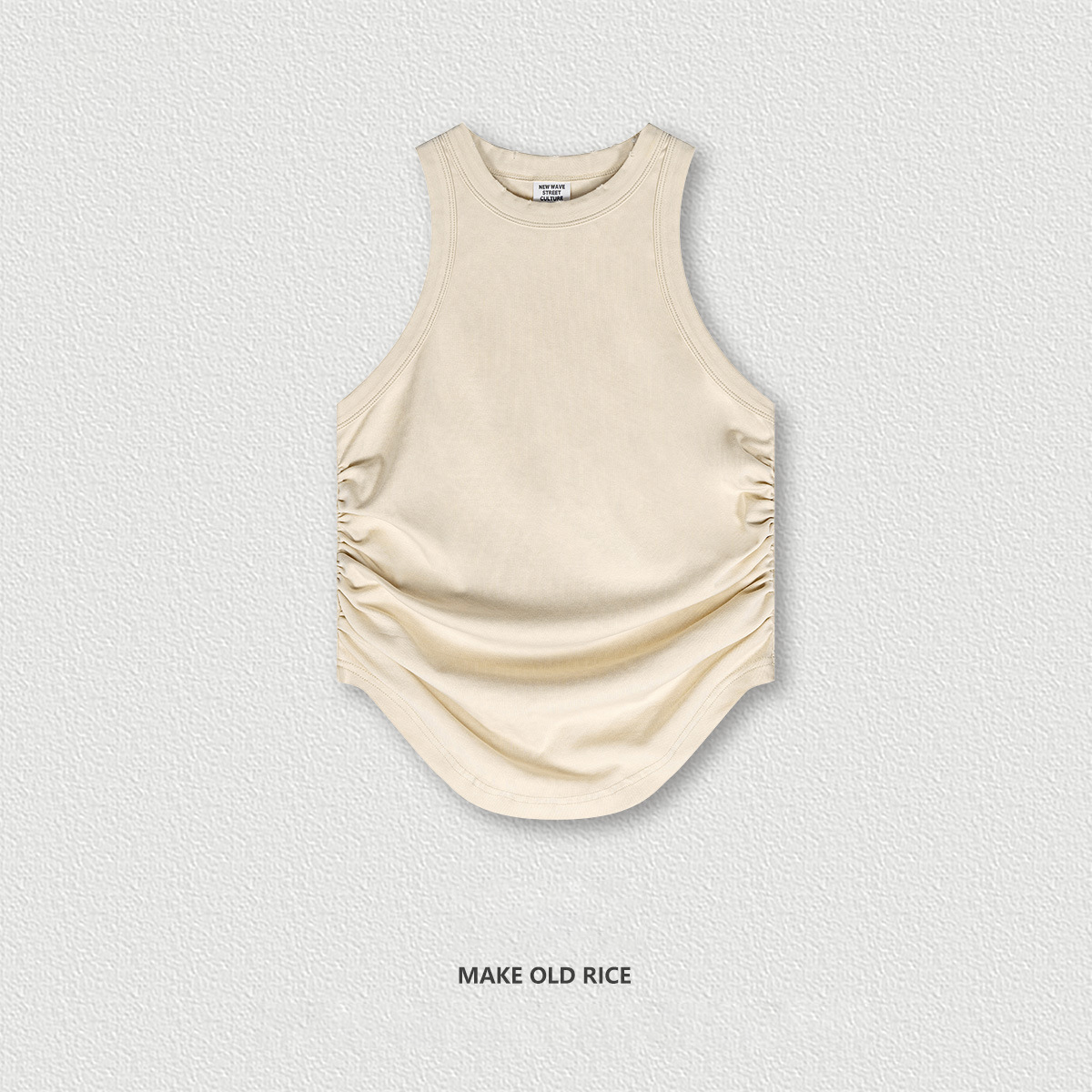  Women's Sexy Pleated Tank Top BEN915