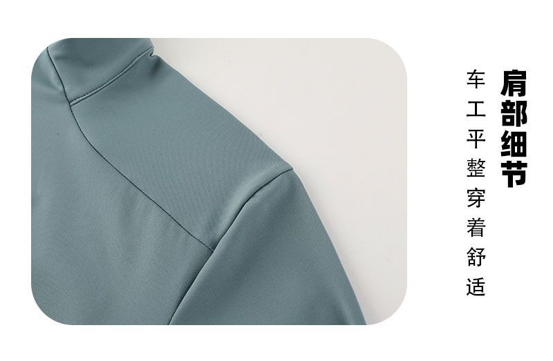 Men's Quick Dry Mock Turtleneck Long Sleeve Athletic Shirt C42112