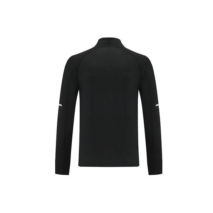 Men's Long Sleeve Standing Collar Sports Polo Shirt 803