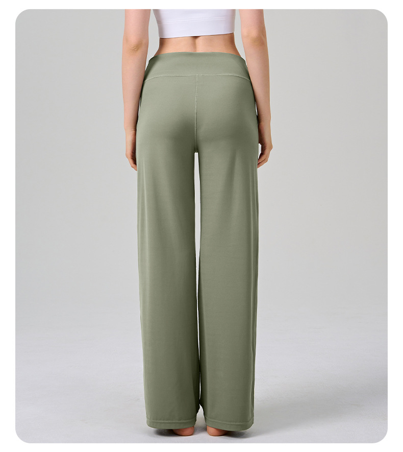 Color-block Striped Yoga Pants for Women, Flared Long Pants for Running and Fitness SKL-QY-K4531