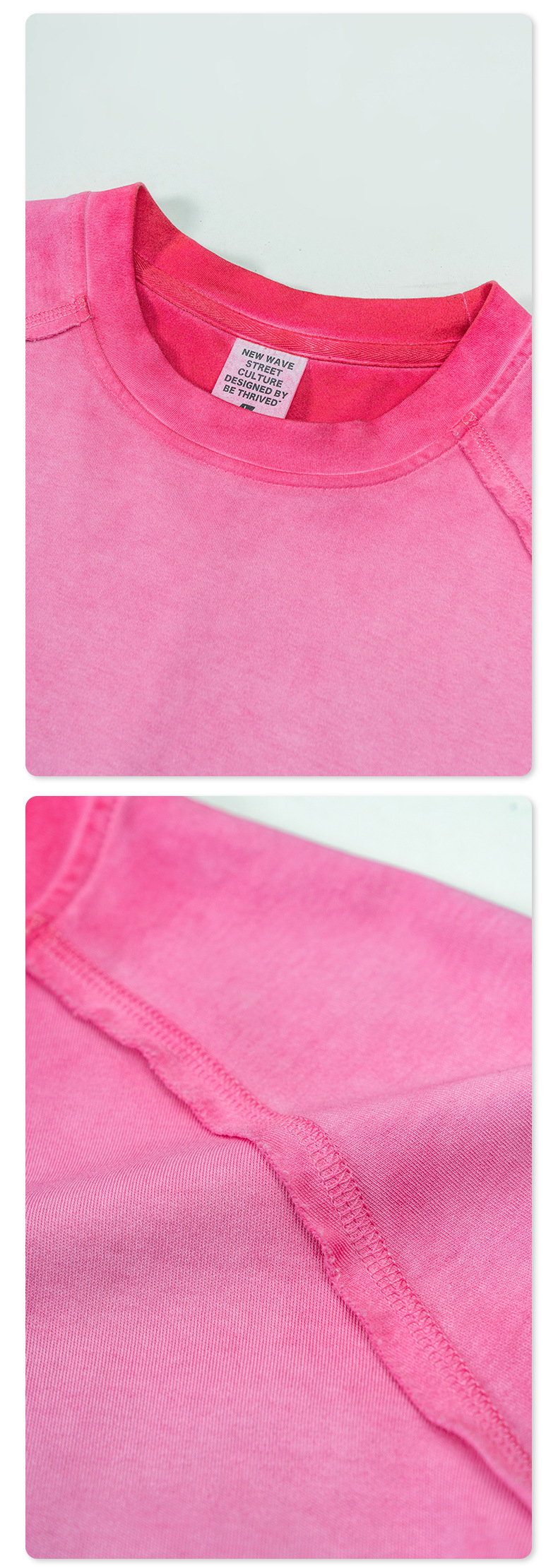 Dopamine Gradient Regular Shoulder Crewneck Short Sleeve  BEN901
