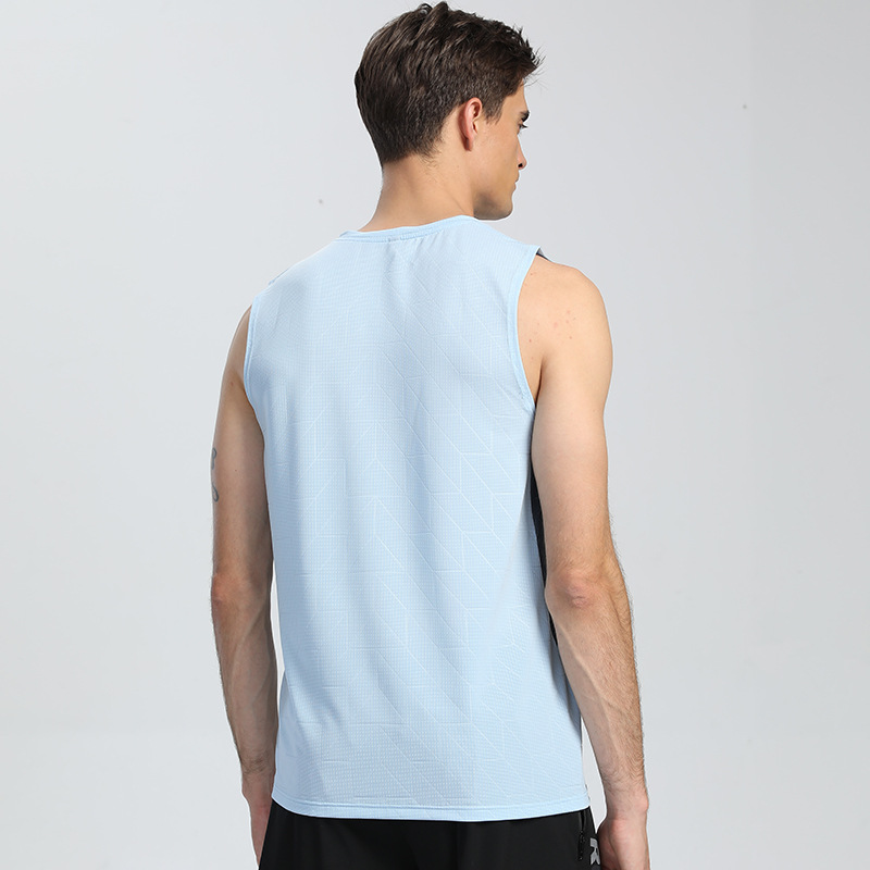 Men's Reflective Strip Sweat-Wicking Sleeveless Vest  G21