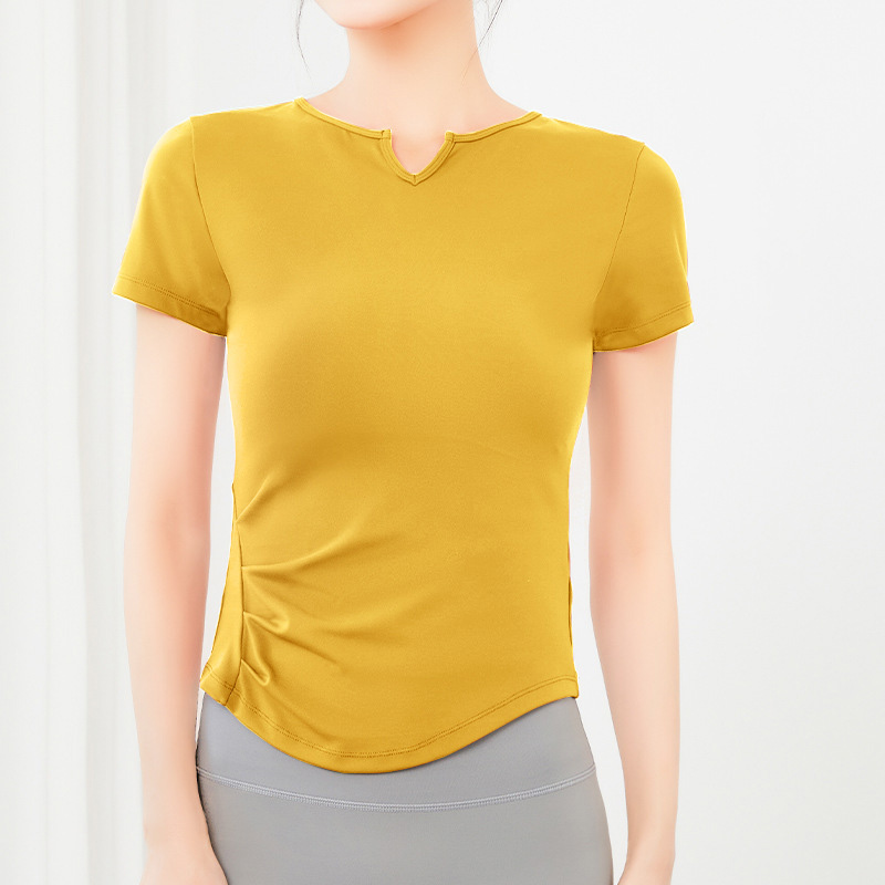 Quick-Dry Yoga Sports Tank Top & Short-Sleeve  SKL-QY22054