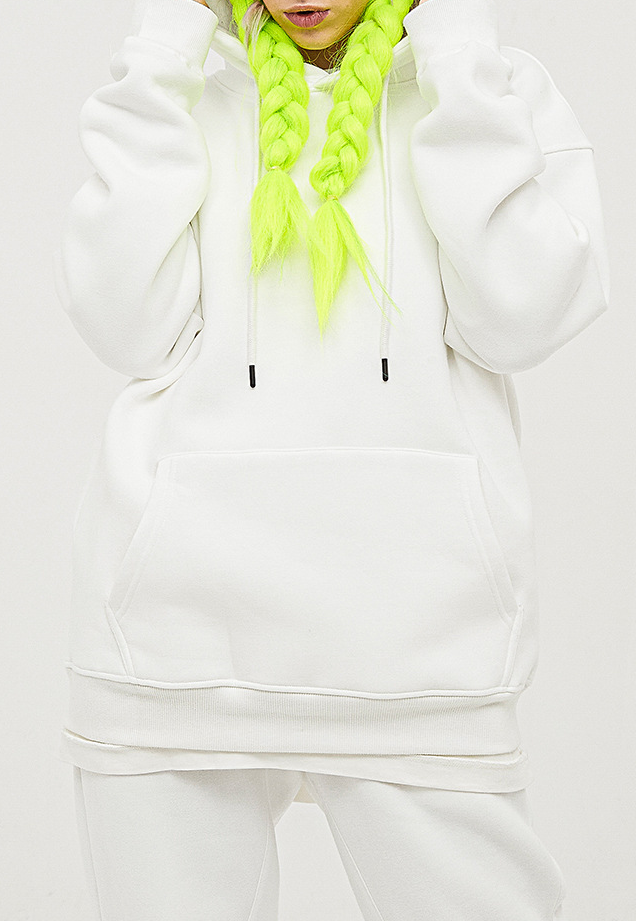  Loose Solid Color Hoodie Unisex BE2622