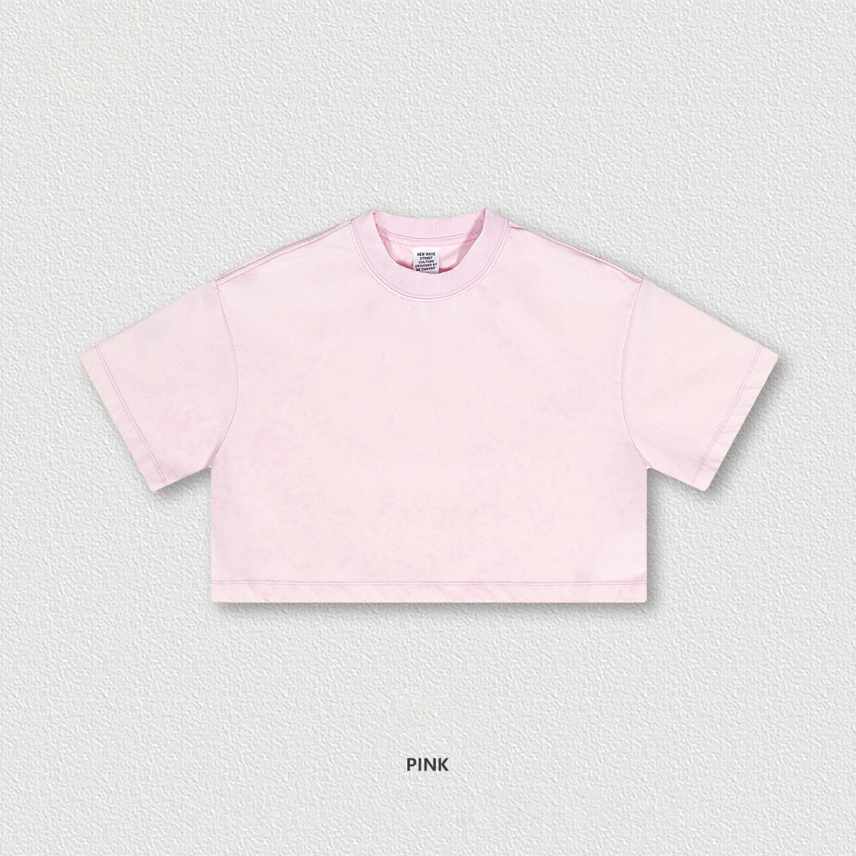 Cropped Loose Athletic Short Sleeve Crop Top BEN907