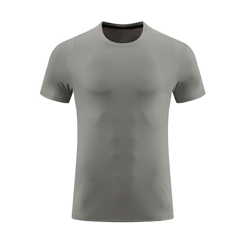 Men's Ice Silk Quick-Dry Breathable Mesh Short Sleeve T-Shirt 4111007