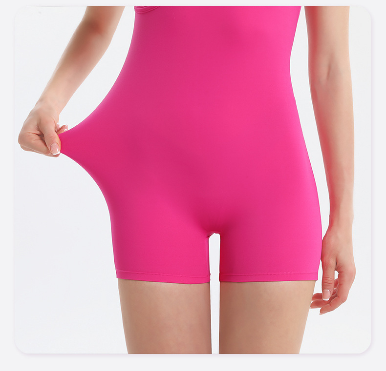 Sleeveless One-Piece Yoga Jumpsuit for Low-Intensity Running & Fitness SKL-QY-K3540