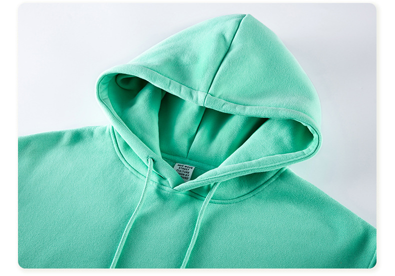  Loose Solid Color Hoodie Unisex BE2622