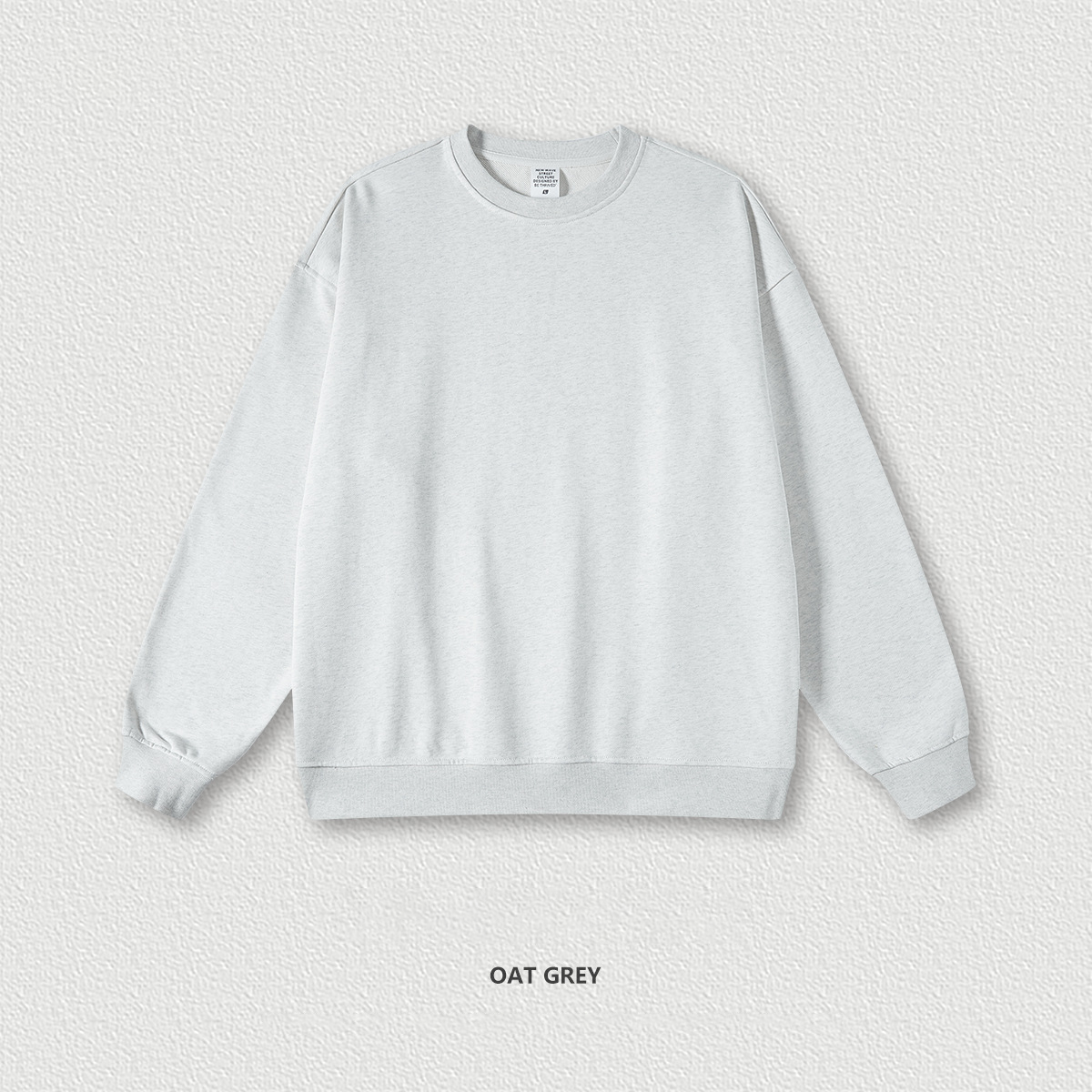  Solid Color Loose Crewneck Sweatshirt BEW0175