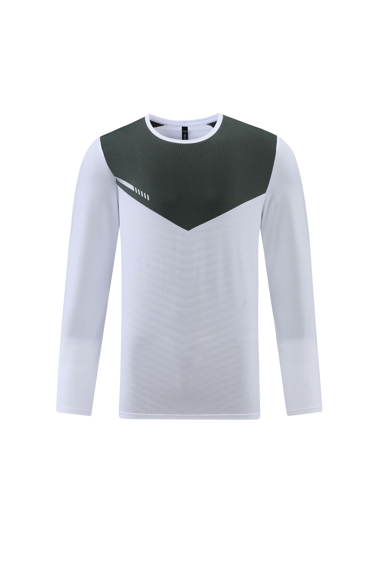 Men's Breathable Sweat-Wicking Crew Neck Long Sleeve Tops 878