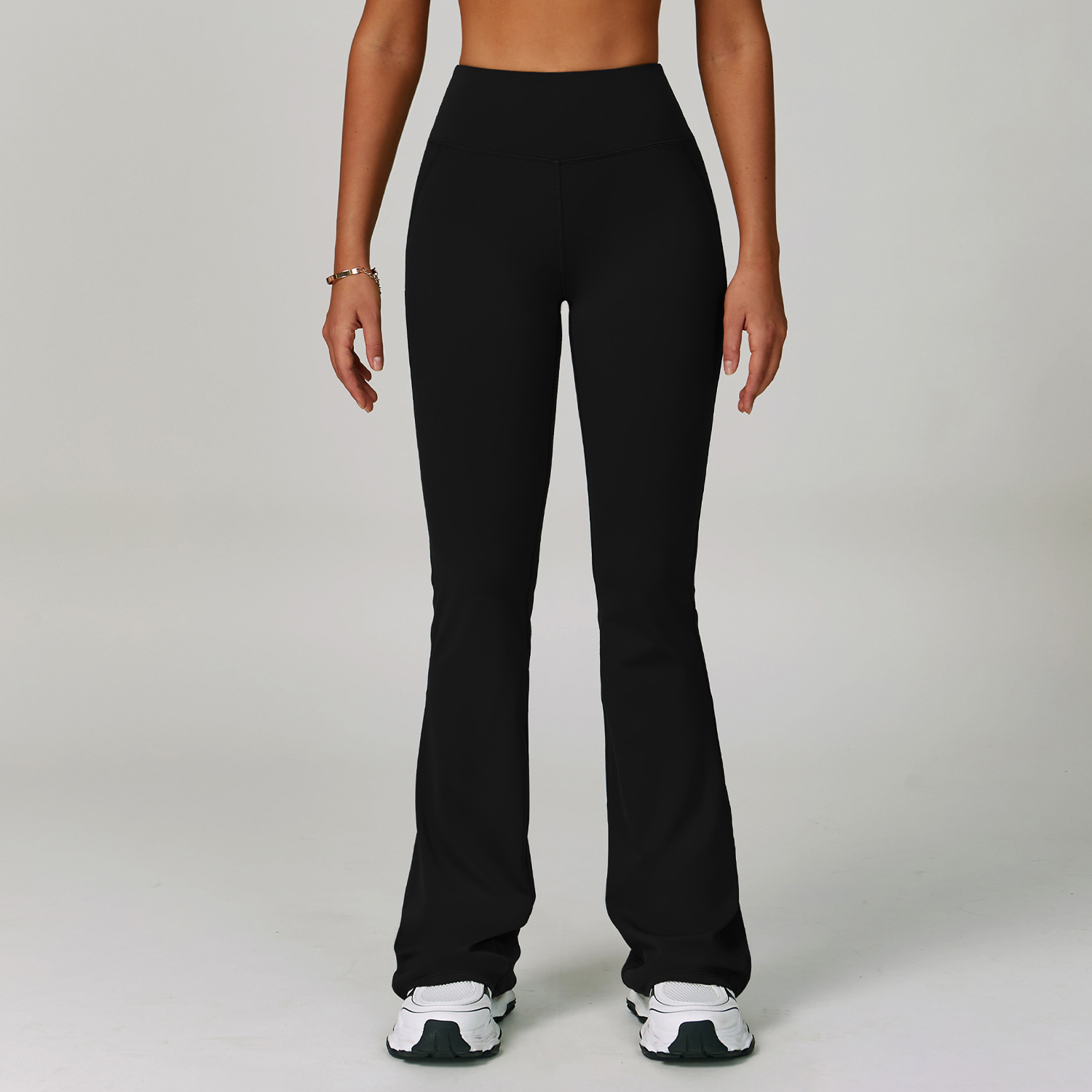 High-Waist Butt-Lifting Wide-Leg Flare Pants 3091