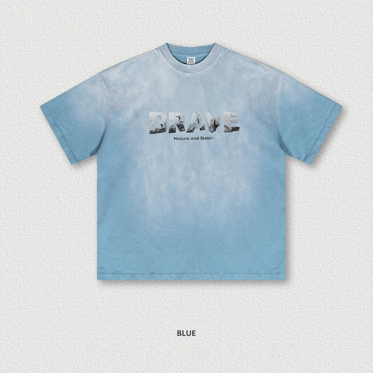 Tie Dye Washed Distressed T-Shirt BE7536