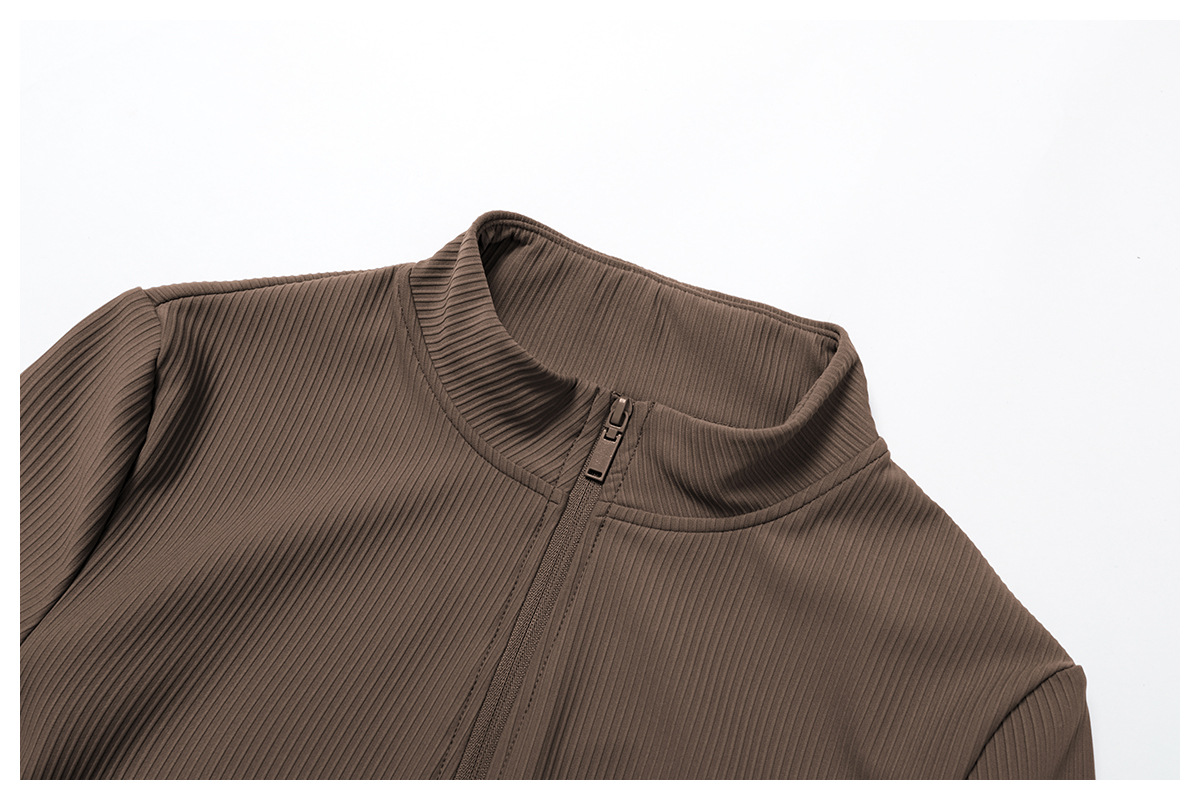 Ribbed Yoga Jacket 3093