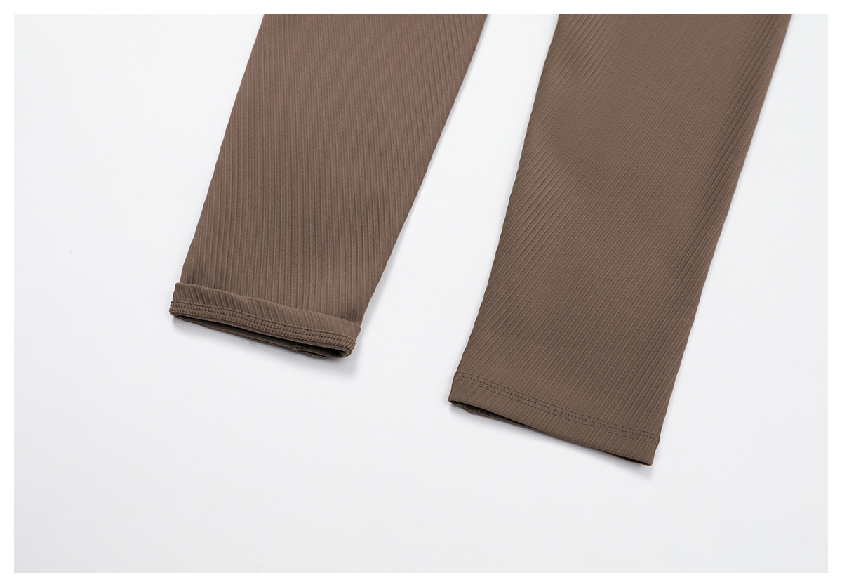 Ribbed High-Waist Butt-Lifting Yoga Pants 3093