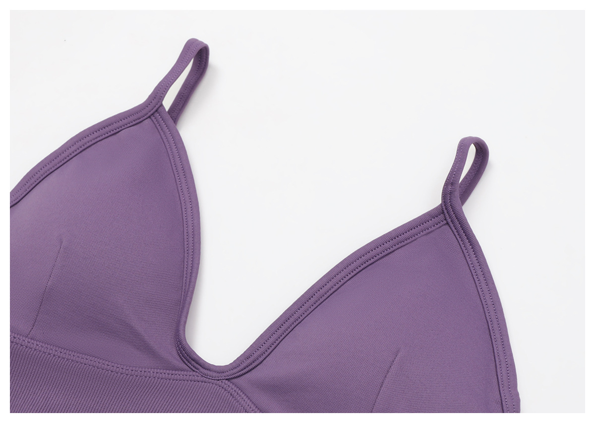 Seamless Backless Quick-Dry Yoga Bra 7790
