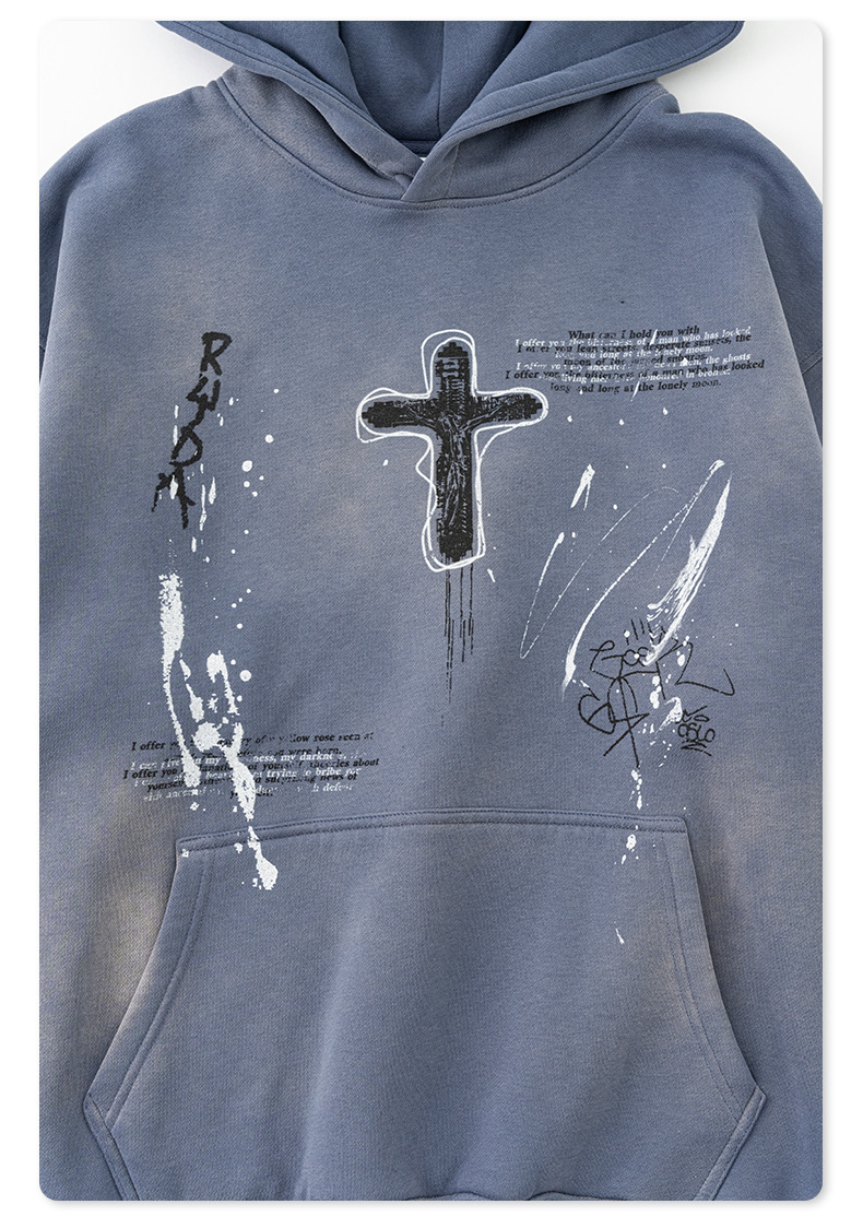 American Streetwear Loose Fit Hoodie BE5930