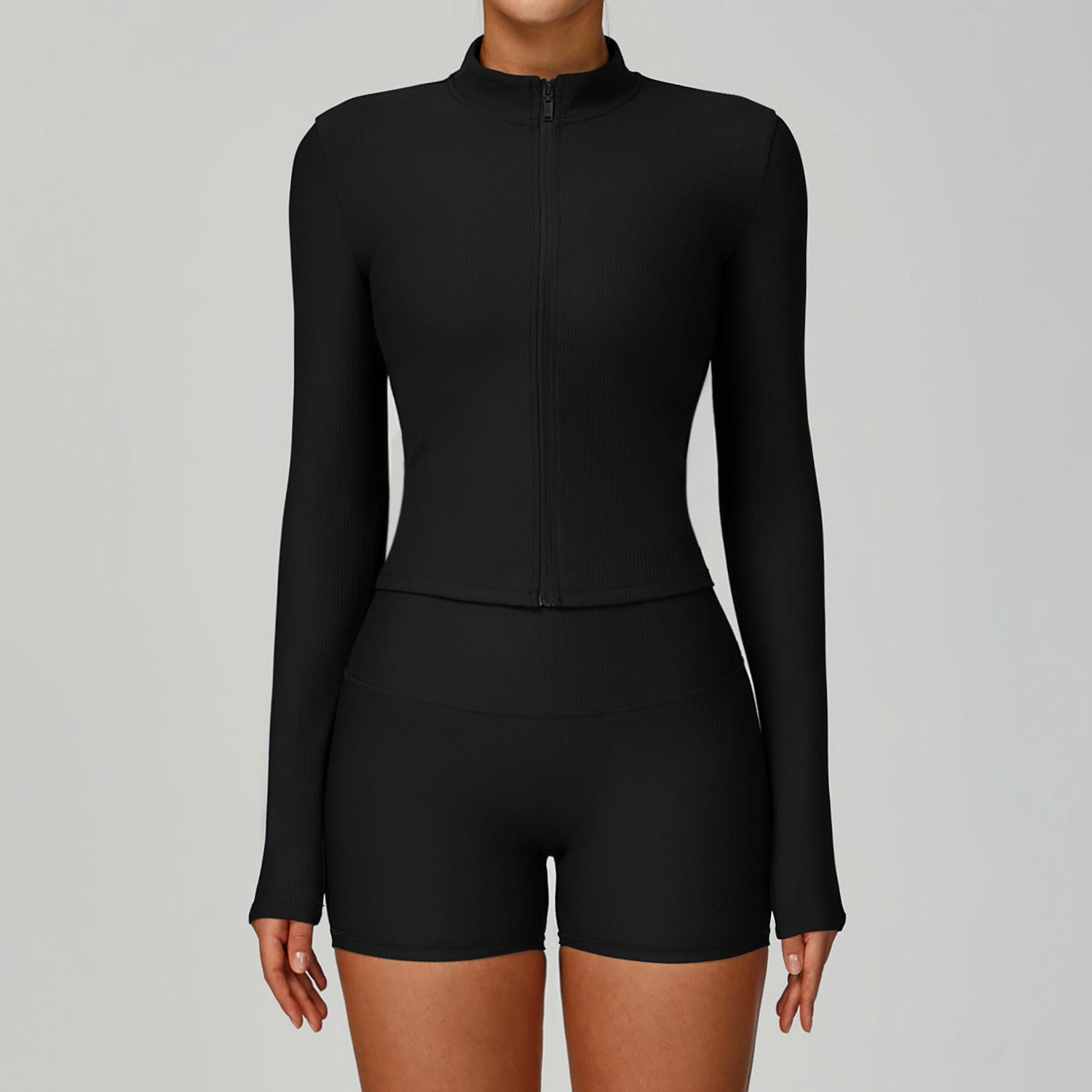 Ribbed Yoga Jacket 3093