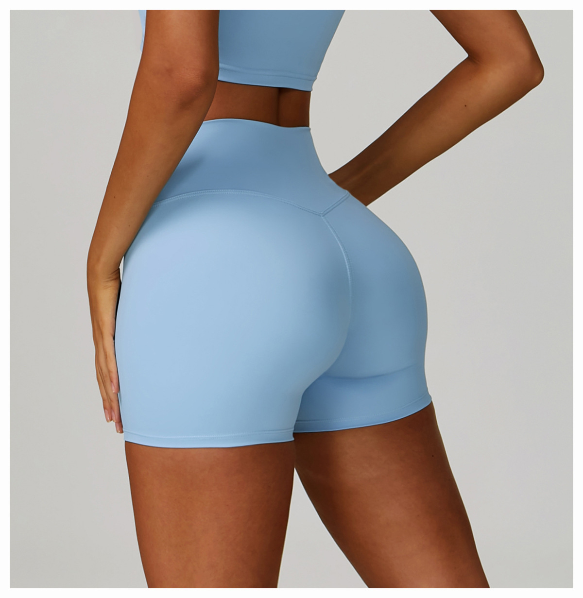 High-Waist Quick-Dry Sports Shorts 9300