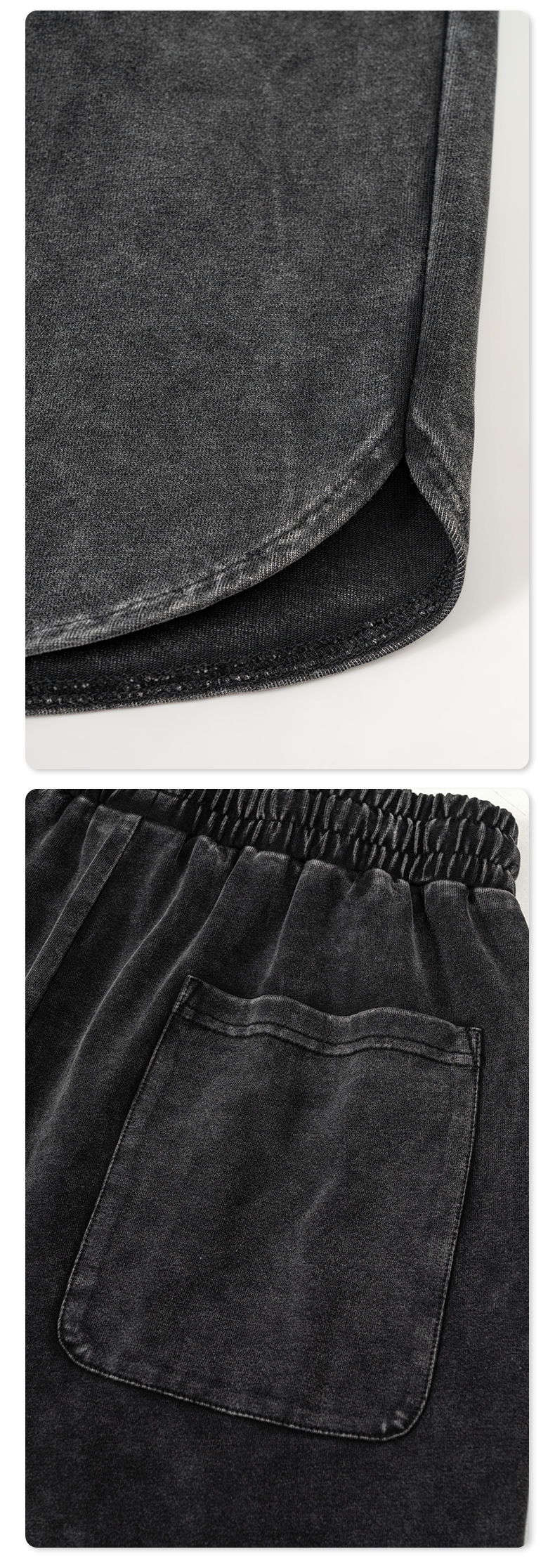 Washed Distressed Casual Shorts BE3292
