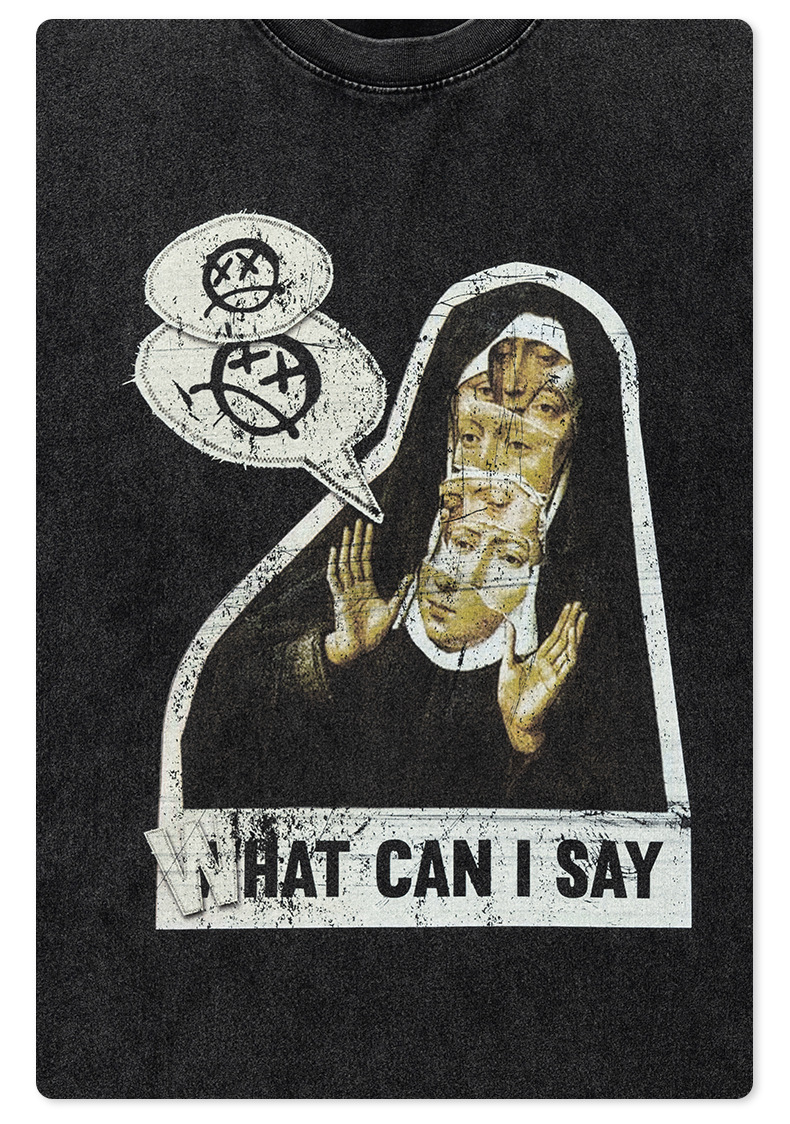 Fun Illustration Vintage Short Sleeve BE7505