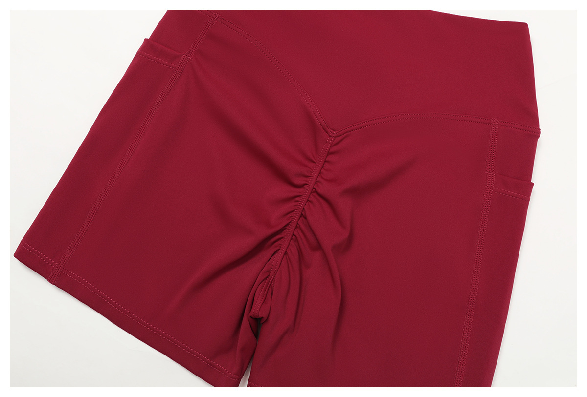 High-Waist Crisscross Waist Yoga Shorts 2030