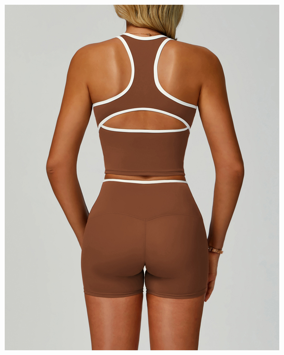Hollow-Out Back Sports Bra 9238