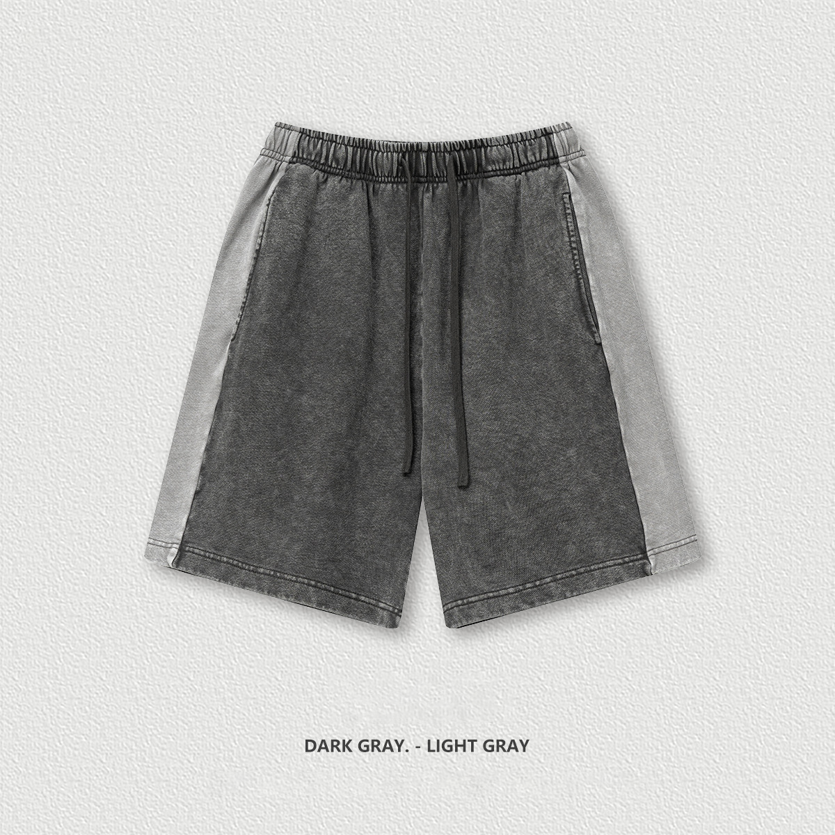 Vintage Patchwork Color Block Shorts BEK25109