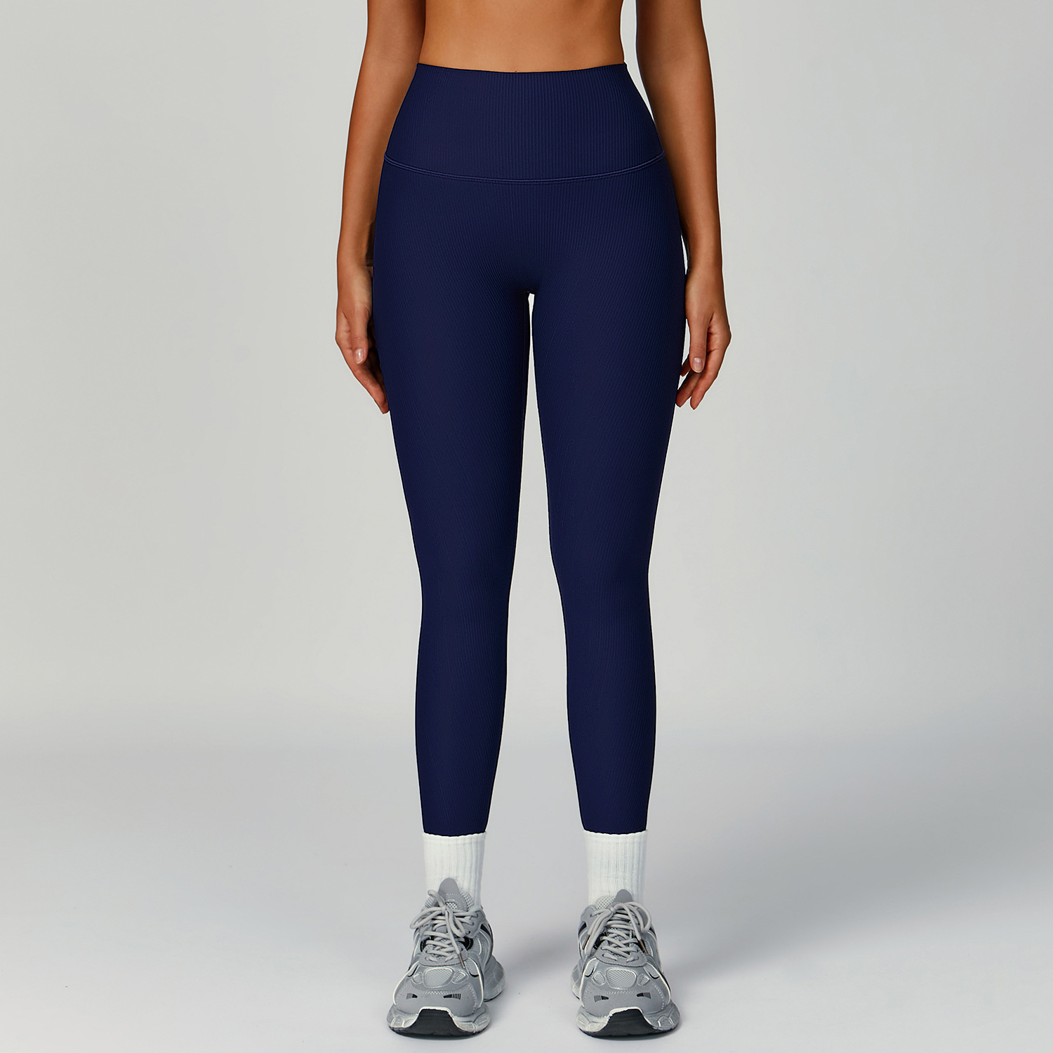 Ribbed High-Waist Butt-Lifting Yoga Pants 3093