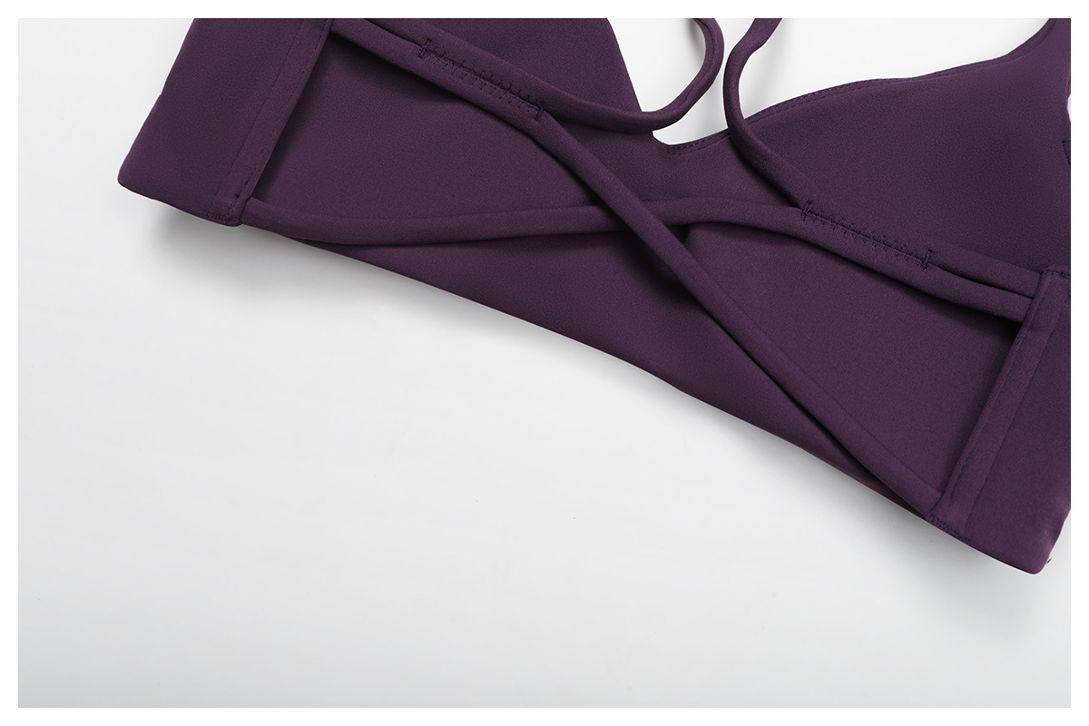 Quick-Dry Crisscross Back Yoga Bra 3091