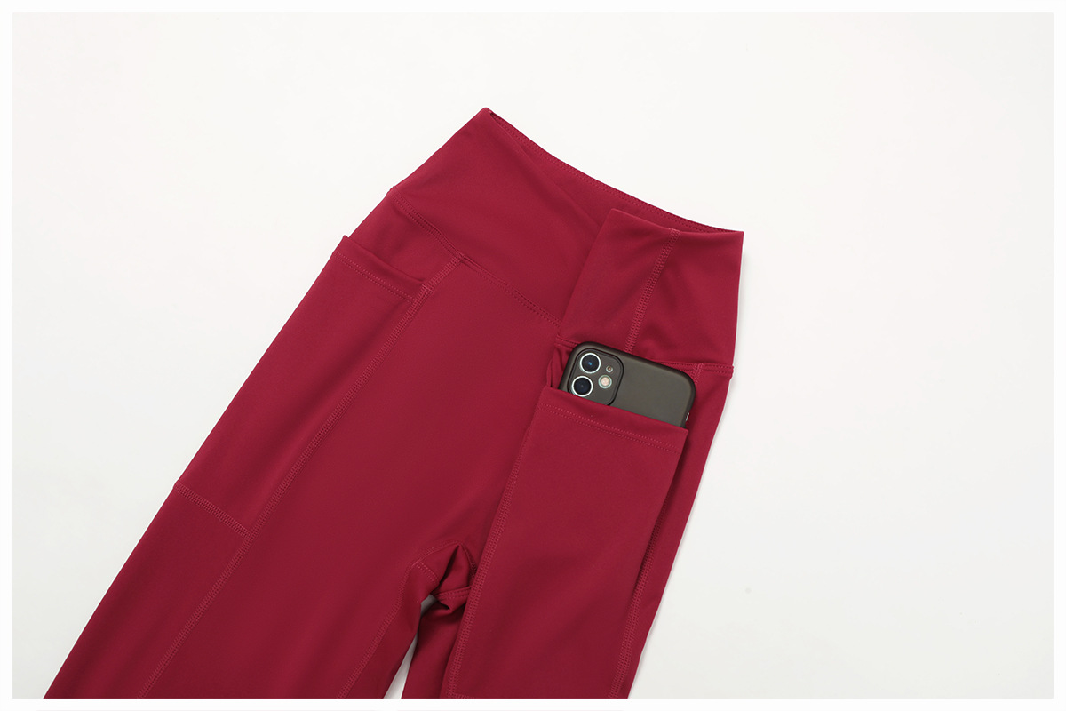 High-Waist Crisscross Waist Yoga Pants 2030