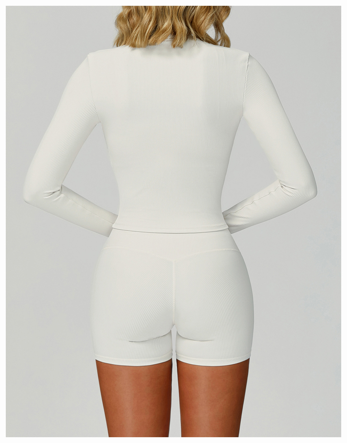 Ribbed Yoga Jacket 3093