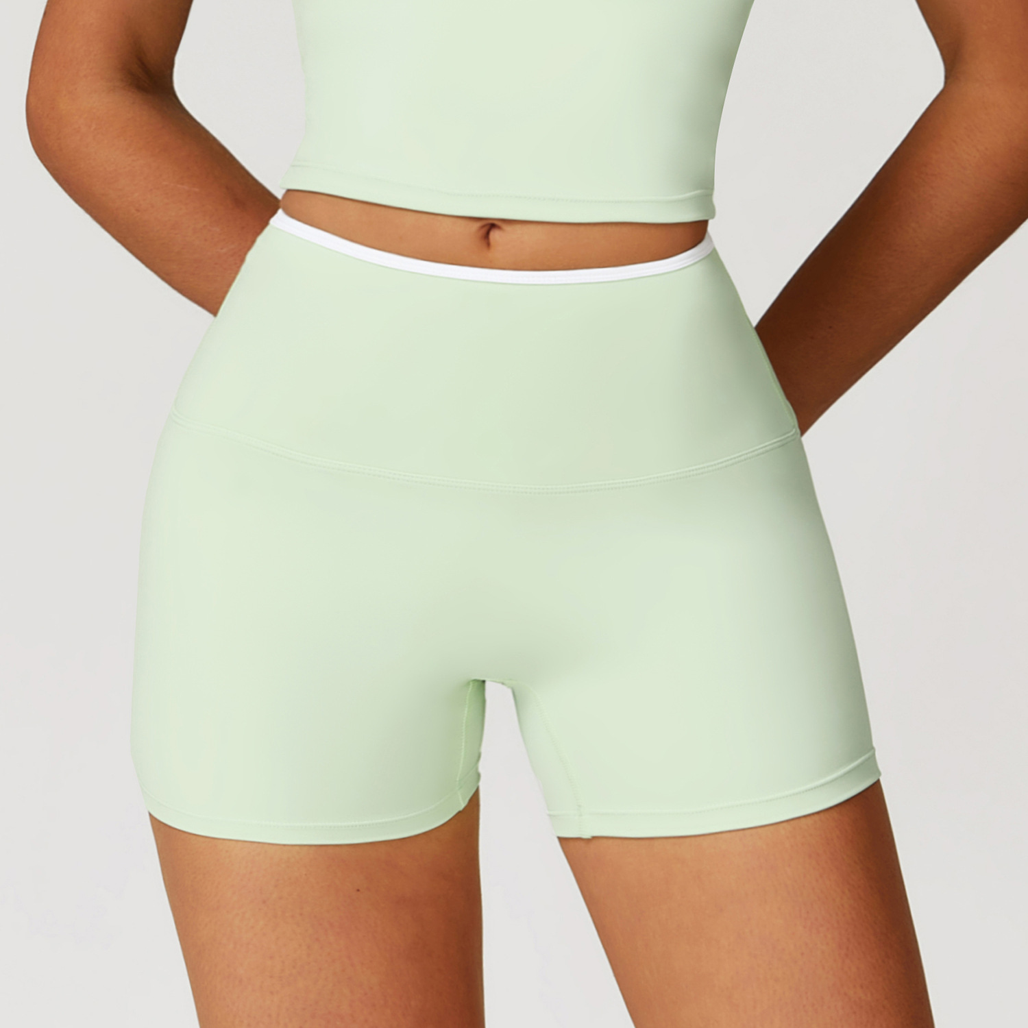 High-Waist Quick-Dry Sports Shorts 9238