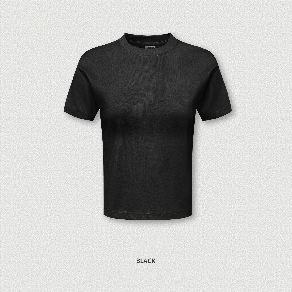 Short Solid Color Regular Shoulder Short Sleeve BEN2523