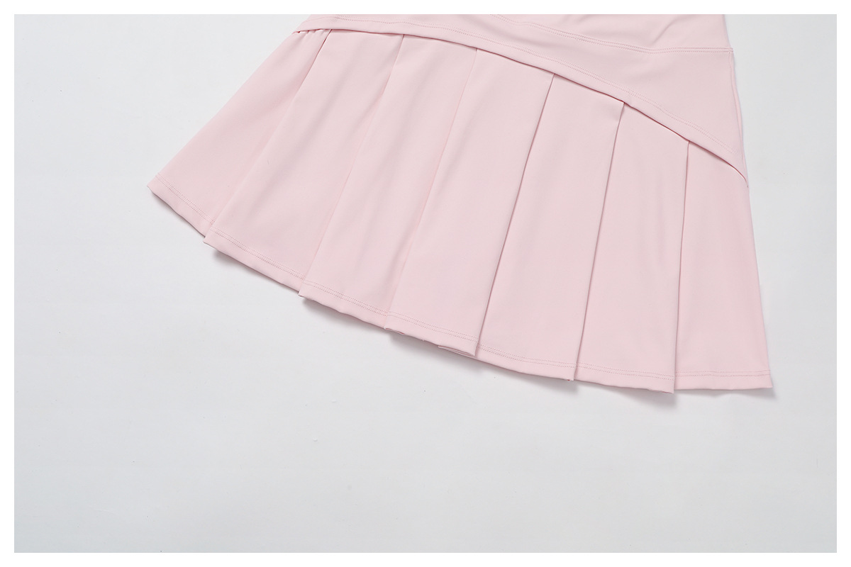 Fold-Over Waist Yoga Skirt with Pockets 2002