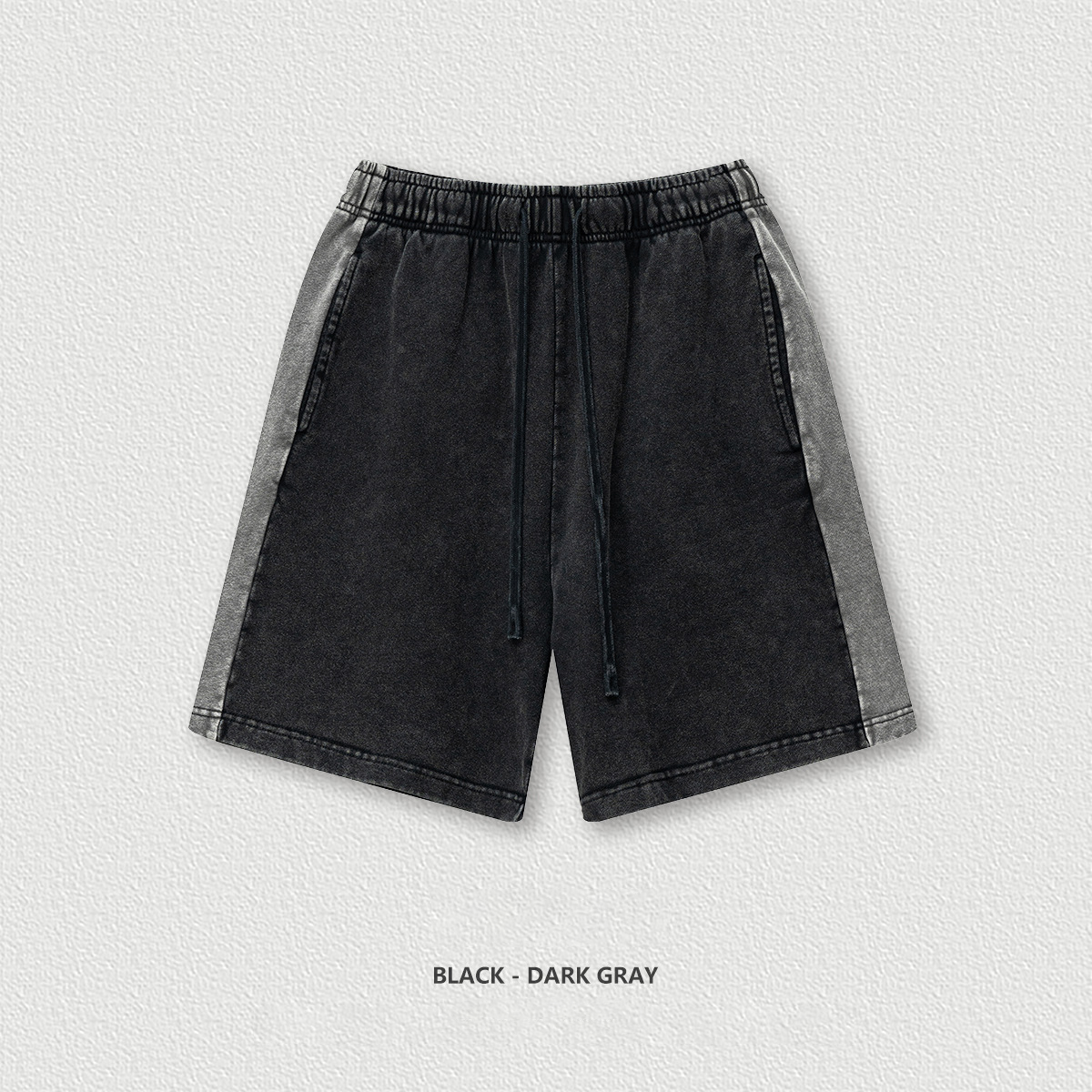 Vintage Patchwork Color Block Shorts BEK25109