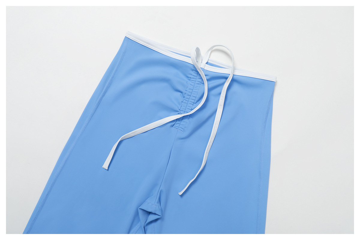 Color Block High-Waist Flare Pants 2017