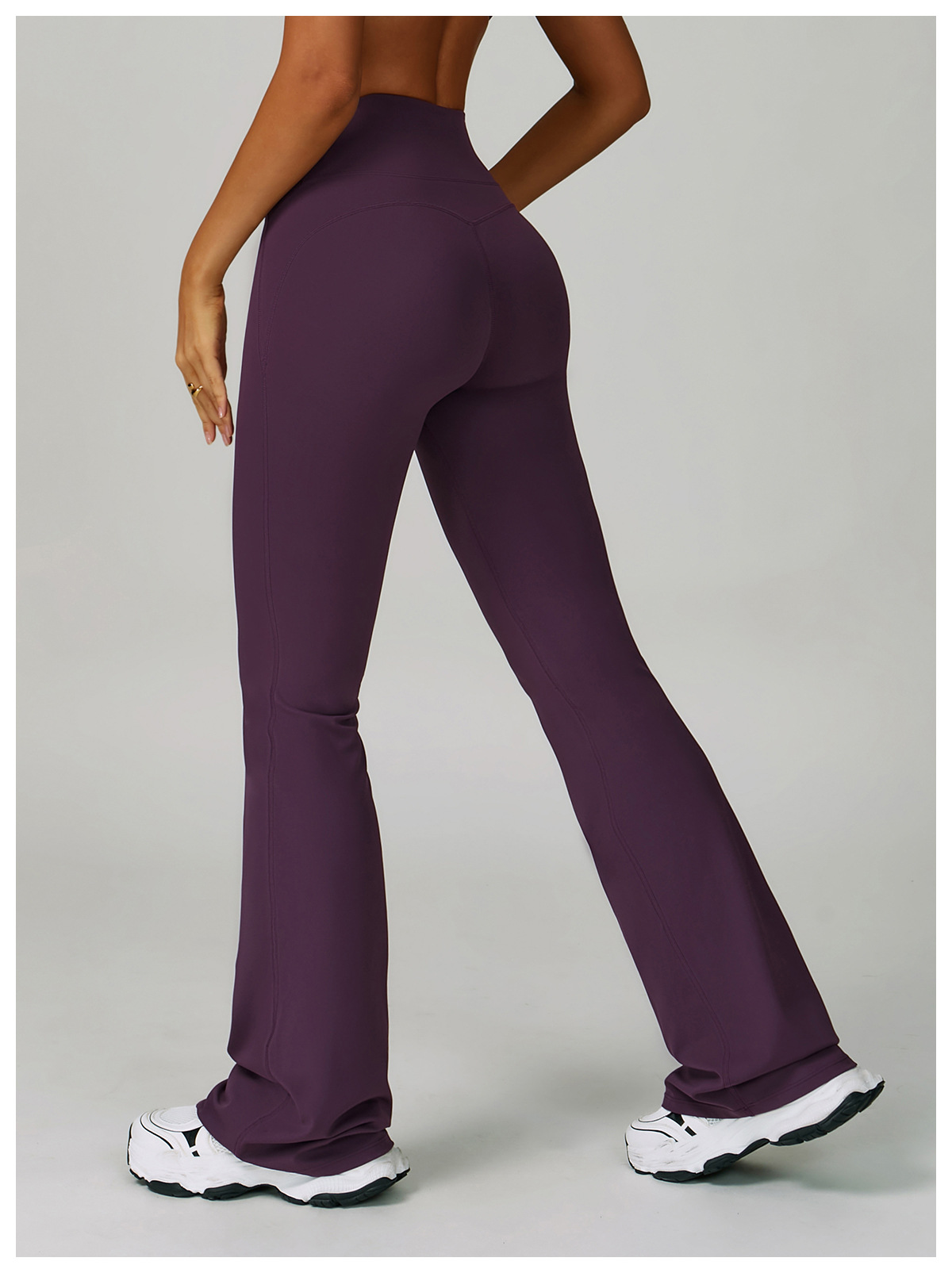 High-Waist Butt-Lifting Wide-Leg Flare Pants 3091