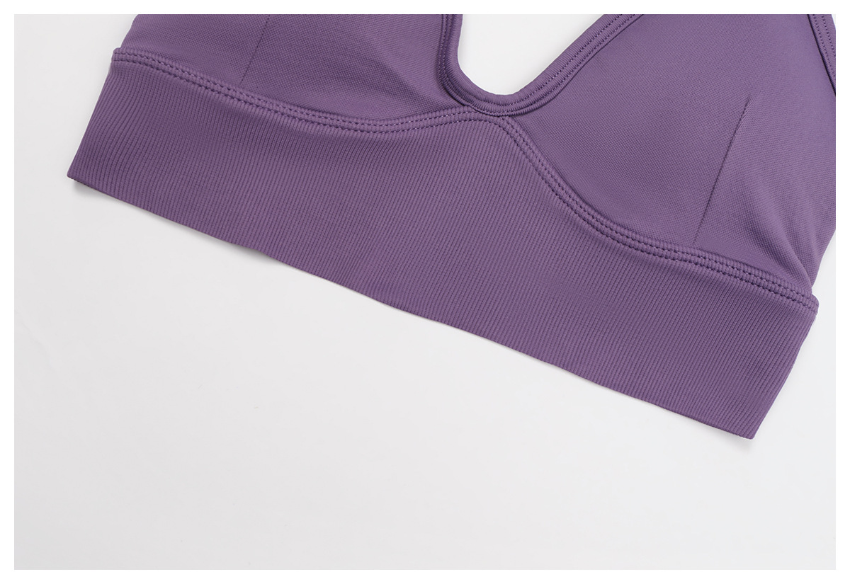 Seamless Backless Quick-Dry Yoga Bra 7790