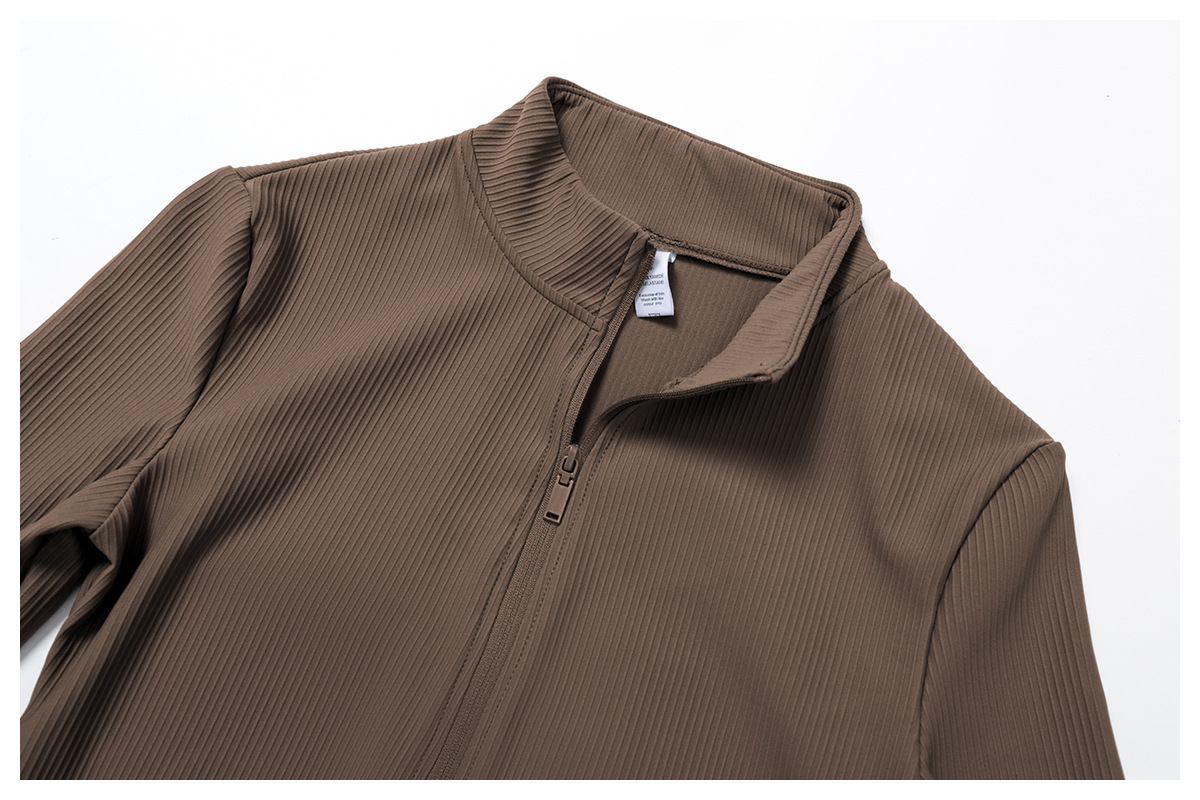 Ribbed Yoga Jacket 3093